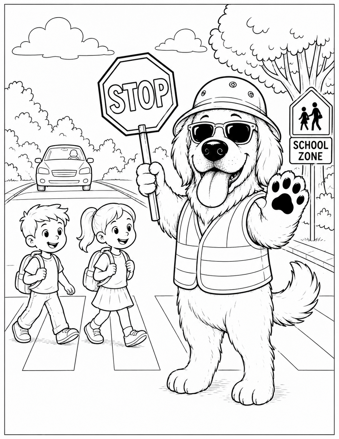 Toby colouring page 12